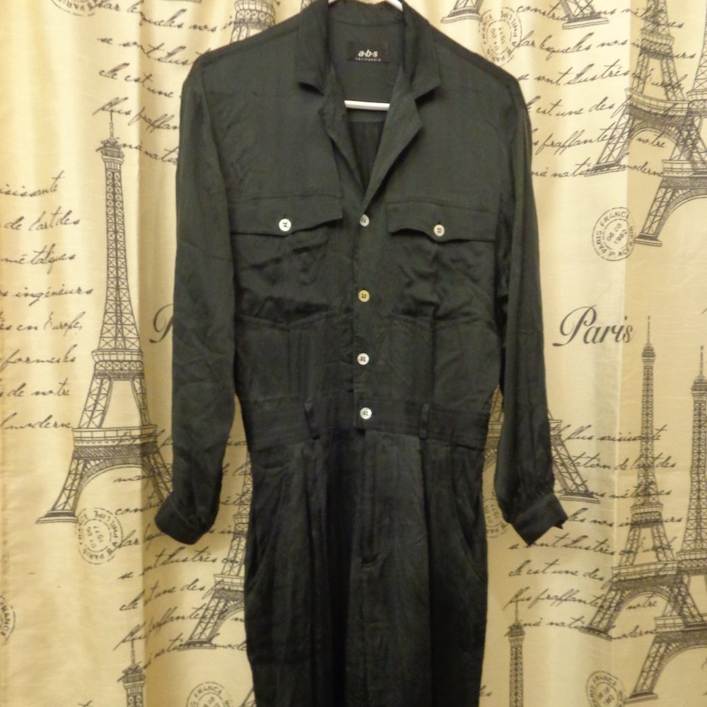 A.B.S by Allen Schwartz Black Jumpsuit